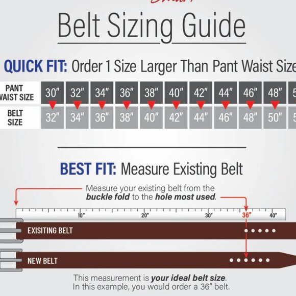 Accessory Place Women's Black Leather Belt with Gold Buckle size Medium - Picture 12 of 12